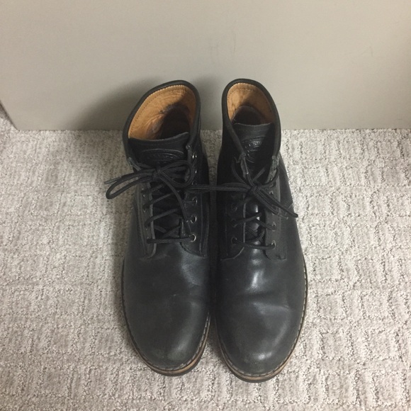Men’s Roots Canada Black Leather Boots - Picture 4 of 7